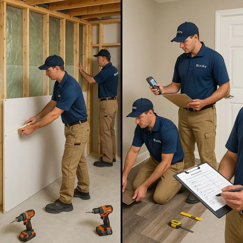 Repairs and Reconstruction process in Millsboro, DE